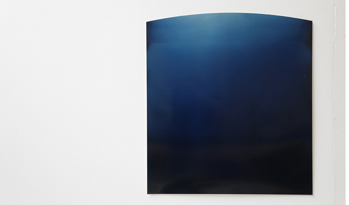 from the series 'Faders', unique blue-toned silver gelatin prints exposed to moonlight, 110 x 106cm